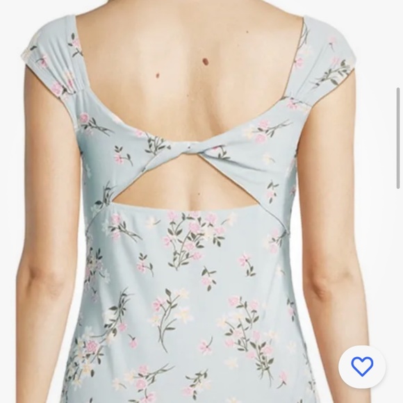 No Boundaries Jade Delight Floral Ruffled Hem Dress Size XL (15-17) NEW - Picture 4 of 8